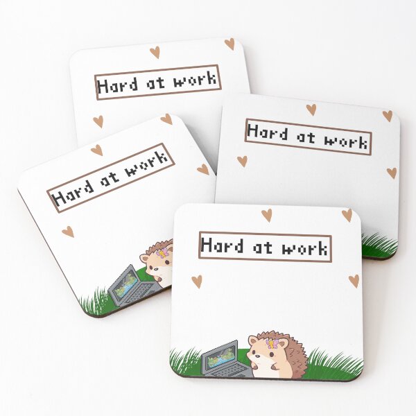 Item preview, Hard At Work Biology Hedgehog designed and sold by EmiAndEd.