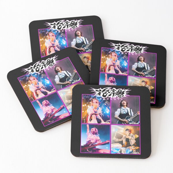 Item preview, All-Female Japanese Metal Group Live Performance Grid Collage designed and sold by TrendingShop99.