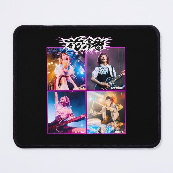 Item preview, All-Female Japanese Metal Group Live Performance Grid Collage designed and sold by TrendingShop99.