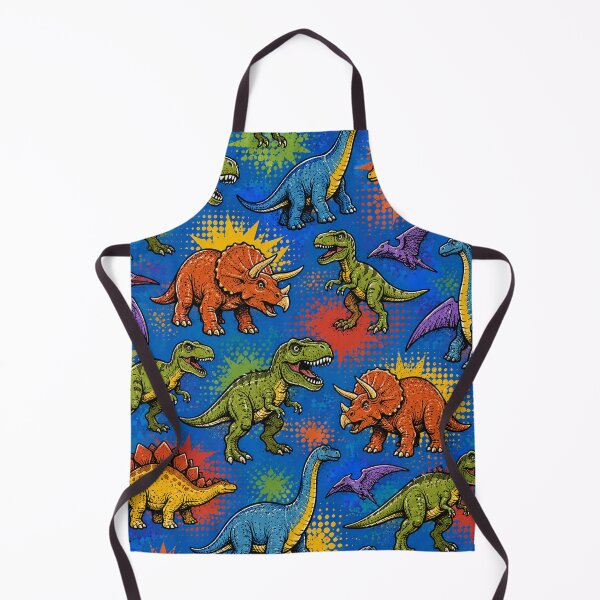 Item preview, Dinosaur Pop Art Pattern Prehistoric Reptile Lover Graphic Tee designed and sold by TM DESIGNS AND MORE.