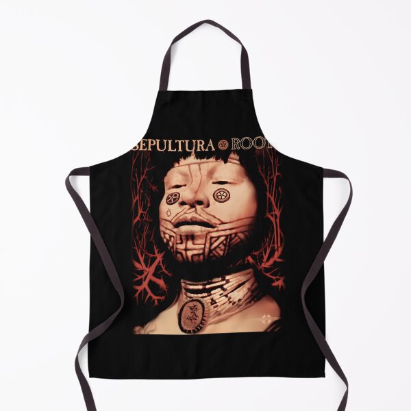 Item preview, Man With Facial Tattoos And Neck Beads designed and sold by Teesuno.