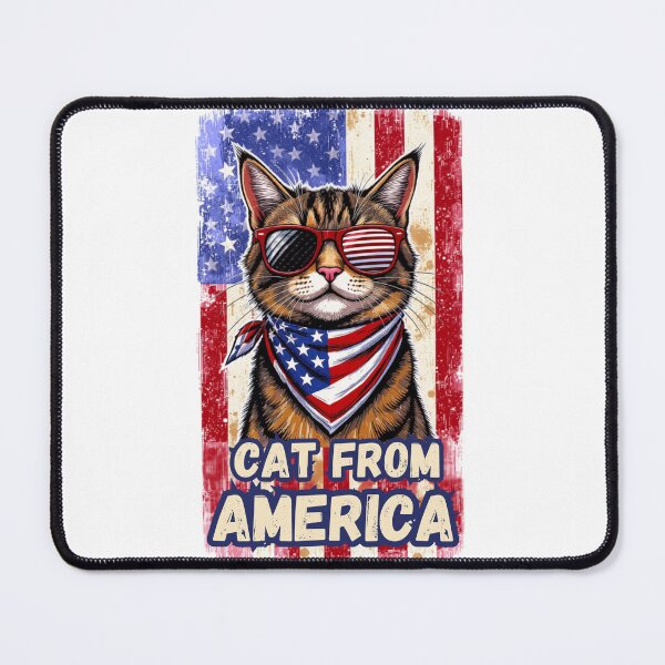 Item preview, Cat From America Funny Patriotic Cat Lover  designed and sold by BellabdO.