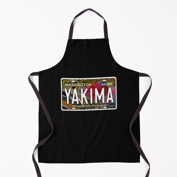 Item preview, Yakima Steelhead License Plate Sign – Washington Trout Artwork designed and sold by Swanny's Custom T-shirt and Gift Designs.