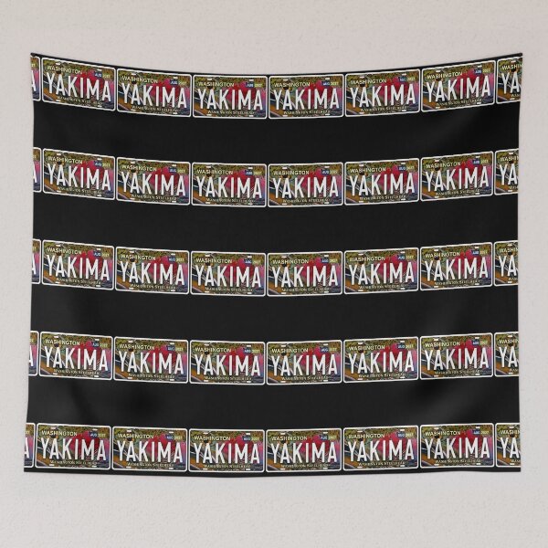 Item preview, Yakima Steelhead License Plate Sign – Washington Trout Artwork designed and sold by Swanny's Custom T-shirt and Gift Designs.