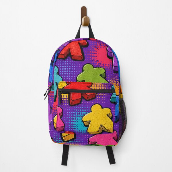 Item preview, Colorful Meeple Pop Art Pattern Board Game Lover Graphic Tee designed and sold by TM DESIGNS AND MORE.
