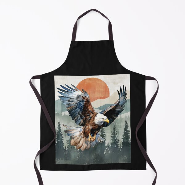 Item preview, Bald Eagle with Sunset and wilderness background designed and sold by AmericaFreedom.