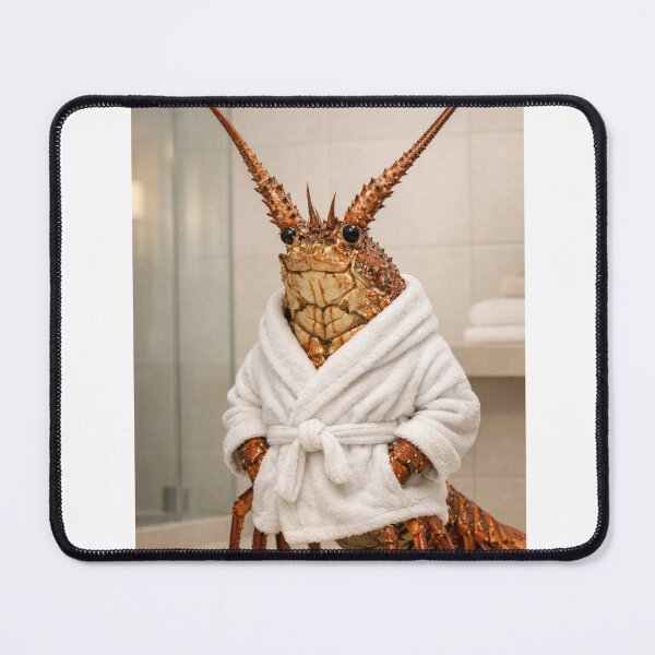 Item preview, Cozy Bathrobe Spiny Lobster designed and sold by Sillytoe.