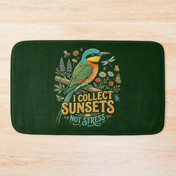 Item preview, Rainbow Bee-eater I Collect Sunsets Not Stress designed and sold by Max Store.