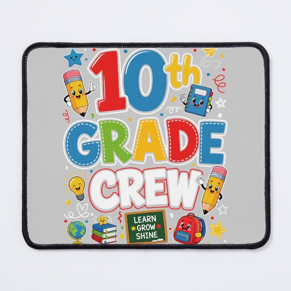 Item preview, 10th Grade Crew Back to School Long Sleeve designed and sold by mjohnson9.