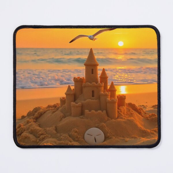Item preview, Castles of Sand at sunset designed and sold by vernonplatt.