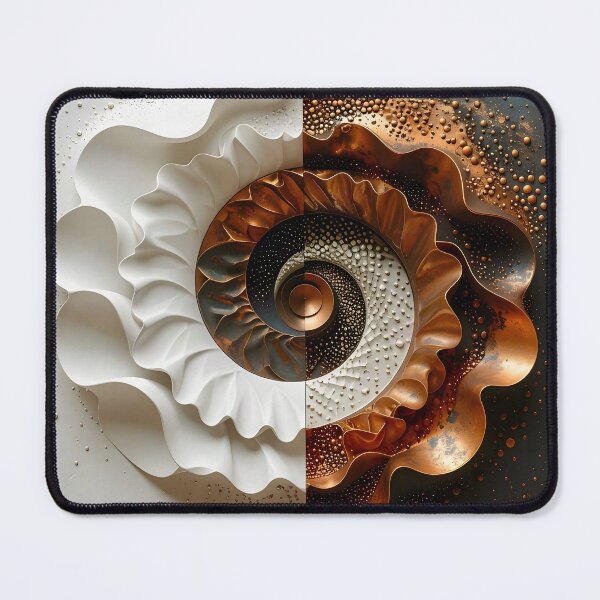 Item preview, Abstract Sculpture in Copper and White designed and sold by Vicky Brago-Mitchell®.