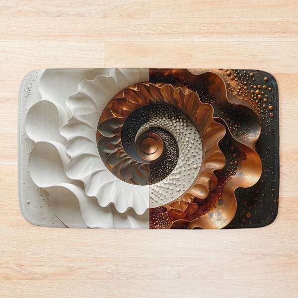 Item preview, Abstract Sculpture in Copper and White designed and sold by Vicky Brago-Mitchell®.