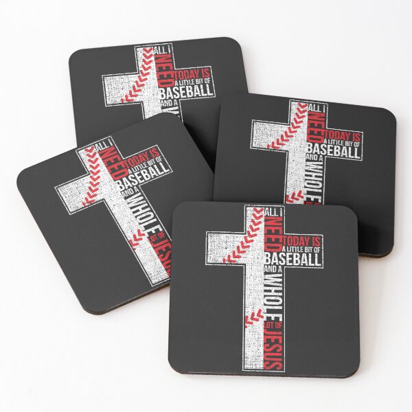 Item preview, All I Need is Baseball & Jesus Christian Cross Faith designed and sold by CriseldaBruning.