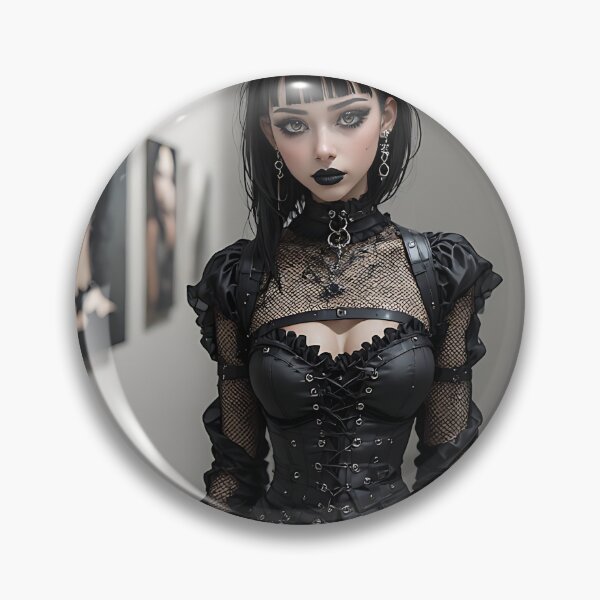Artikelvorschau, Heißes Halloween-Anime-Goth-Girl-Waifu 401 entworfen und verkauft von Your New Fixation.