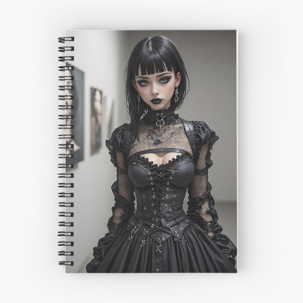 Item preview, Hot Halloween Anime Goth Girl Waifu 401 designed and sold by Your New Fixation.