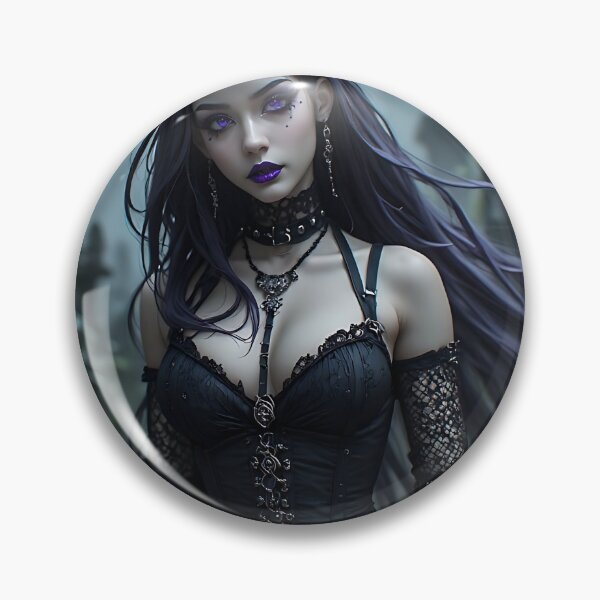 Artikelvorschau, Heißes Halloween-Anime-Goth-Girl-Waifu 402 entworfen und verkauft von Your New Fixation.
