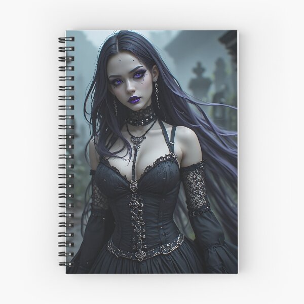 Item preview, Hot Halloween Anime Goth Girl Waifu 402 designed and sold by Your New Fixation.