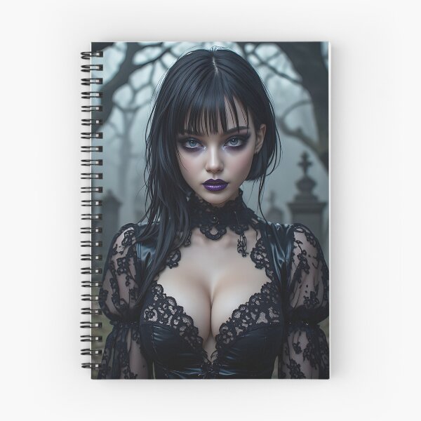 Item preview, Hot Halloween Anime Goth Girl Waifu 403 designed and sold by Your New Fixation.