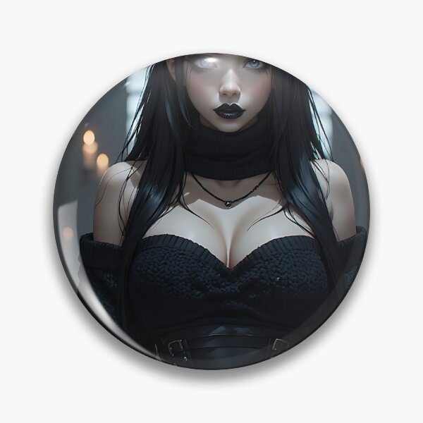 Artikelvorschau, Heißes Halloween-Anime-Goth-Girl-Waifu 405 entworfen und verkauft von Your New Fixation.