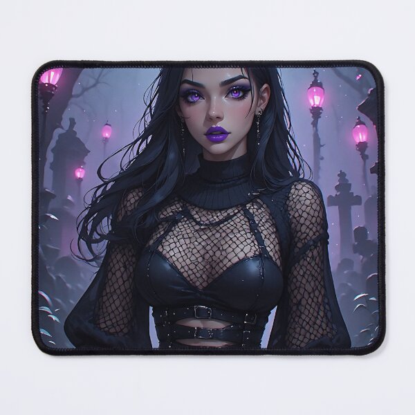 Item preview, Hot Halloween Anime Goth Girl Waifu 406 designed and sold by Your New Fixation.