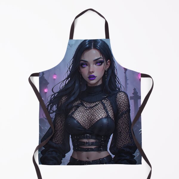 Item preview, Hot Halloween Anime Goth Girl Waifu 406 designed and sold by Your New Fixation.