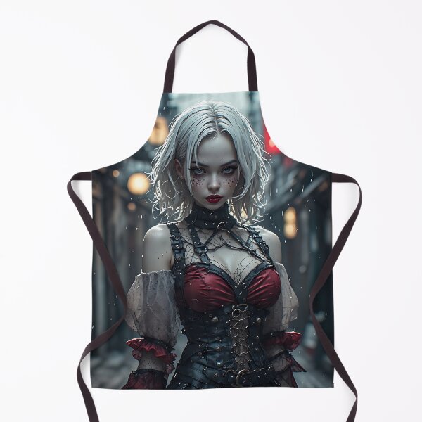 Item preview, Hot Halloween Anime Goth Girl Waifu 407 designed and sold by Your New Fixation.