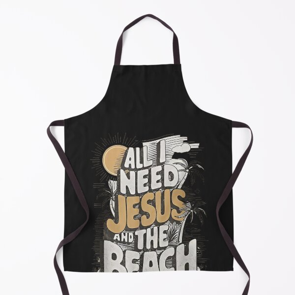 Item preview, All I Need Jesus and The Beach Funny Christian designed and sold by CriseldaBruning.