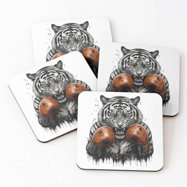 Item preview, Boxing Tiger — Fierce Tiger in Boxing Gloves designed and sold by RickyHN7.
