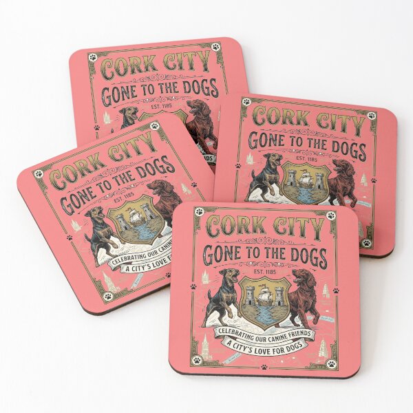 Item preview, Cork City Gone to the Dogs Irish Setter Terrier designed and sold by Flirt-Teez.