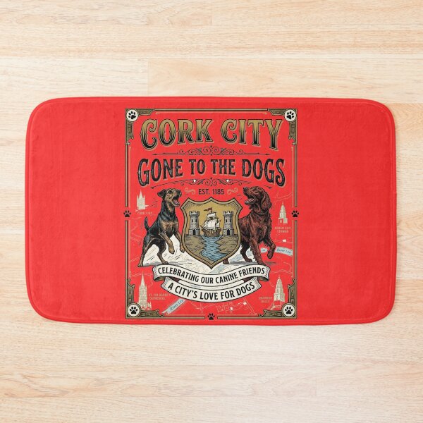 Item preview, Cork City Gone to the Dogs Irish Setter Terrier designed and sold by Flirt-Teez.