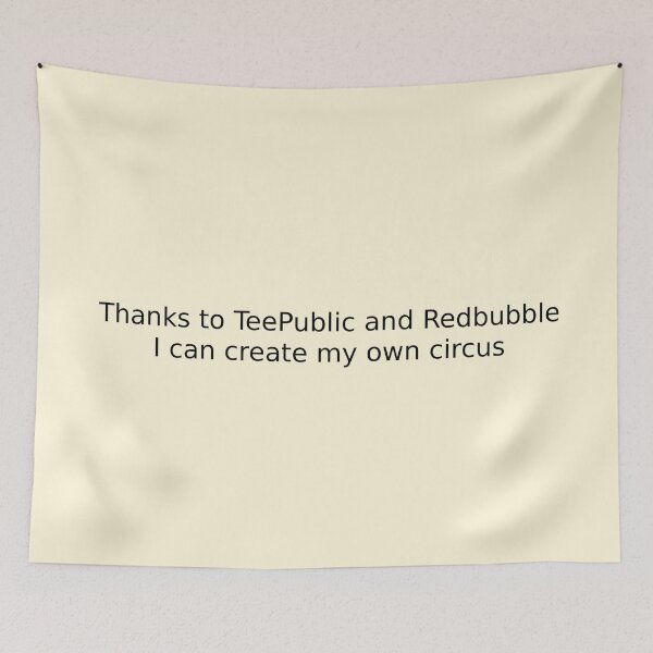 Item preview, Thanks to TeePublic and Redbubble I can create my own circus designed and sold by English Learning.