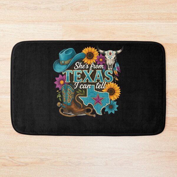 Item preview, She'S From Texas I Can Tell Western Cowgirl Vintage designed and sold by JamesCrArt.