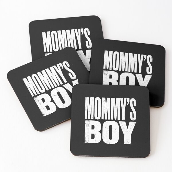 Item preview, Mommy's Boy Distressed Text Son Mother Love designed and sold by Flirt-Teez.