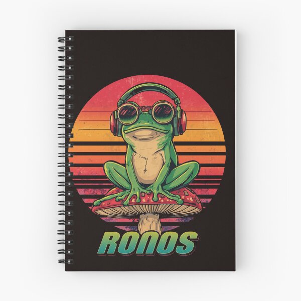 Item preview, Retro Frog Vibes Vintage Sunset Funny Frog designed and sold by staywith resa.
