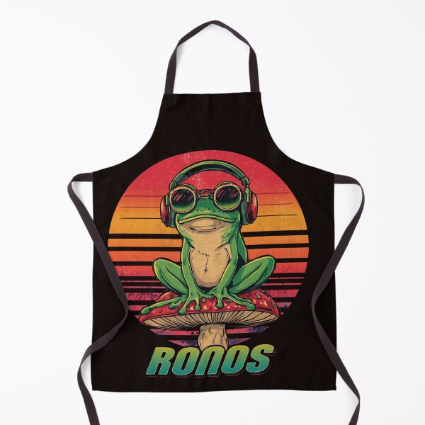 Item preview, Retro Frog Vibes Vintage Sunset Funny Frog designed and sold by staywith resa.