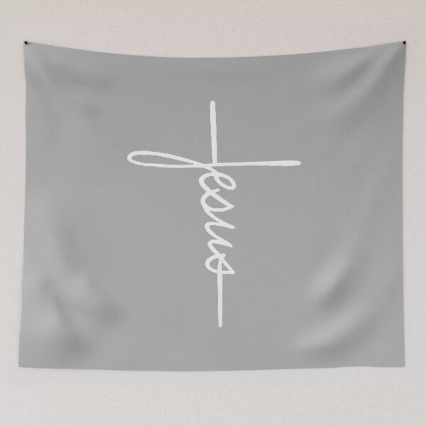 Item preview, I Left It in Water Christian Cross - Front and Back designed and sold by ArleneRowe.