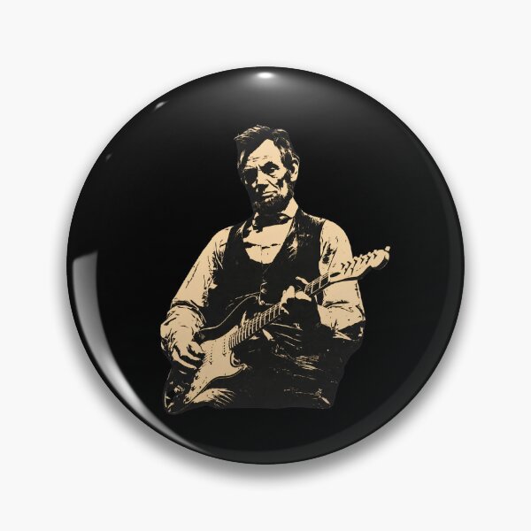 Item preview, Abraham Lincoln Rock Guitarist  designed and sold by TypeRiotStudio.