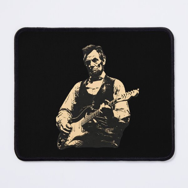 Item preview, Abraham Lincoln Rock Guitarist designed and sold by TypeRiotStudio.