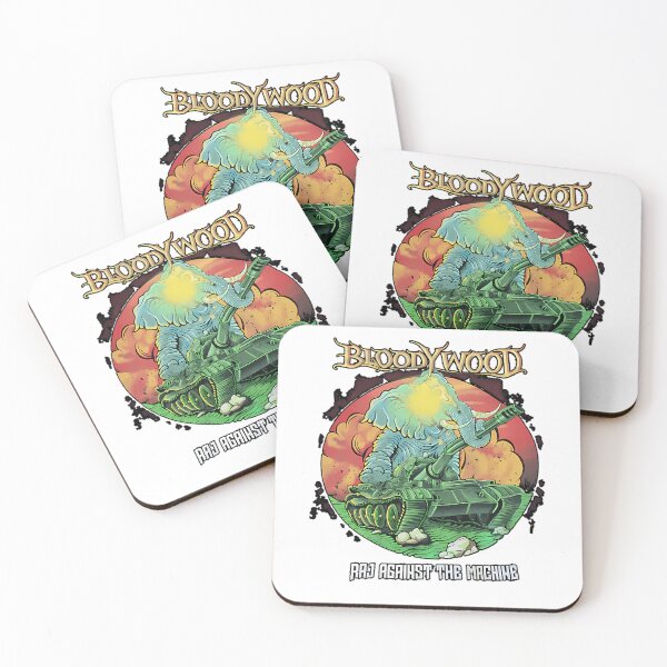Item preview, Elephant Driving Military Tank Illustration With Yellow Sun Background designed and sold by AutomatedArtist.
