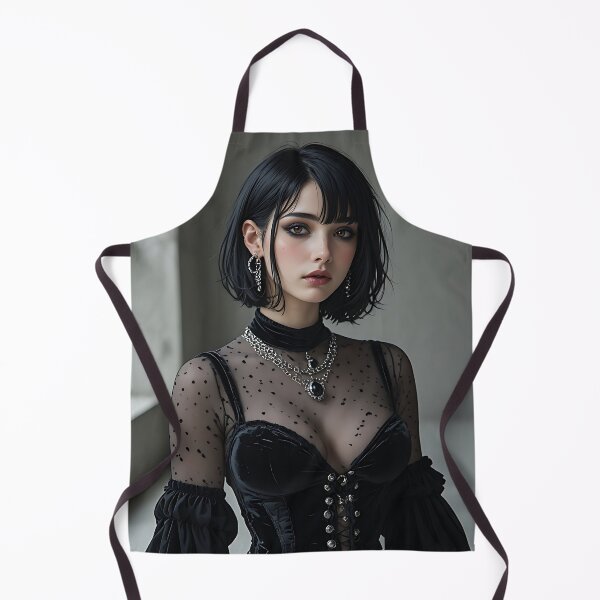 Item preview, Hot Woman Halloween Anime Goth Girl Waifu 410 designed and sold by Your New Fixation.