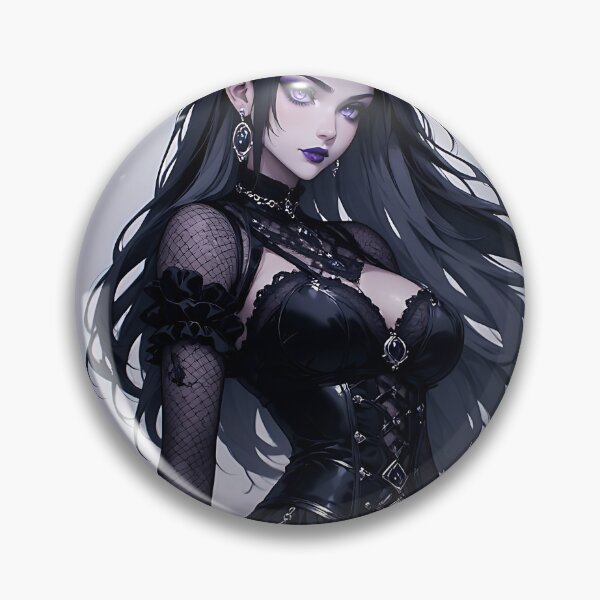 Item preview, Hot Woman Halloween Anime Goth Girl Waifu 412 designed and sold by Your New Fixation.