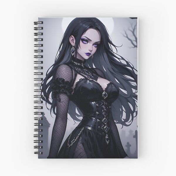 Item preview, Hot Woman Halloween Anime Goth Girl Waifu 412 designed and sold by Your New Fixation.