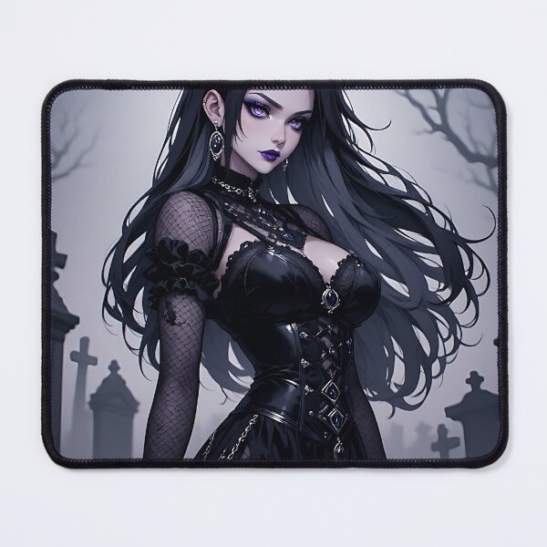 Item preview, Hot Woman Halloween Anime Goth Girl Waifu 412 designed and sold by Your New Fixation.