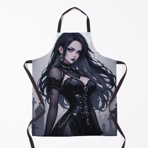 Item preview, Hot Woman Halloween Anime Goth Girl Waifu 412 designed and sold by Your New Fixation.