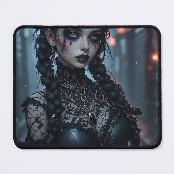Item preview, Hot Woman Halloween Anime Goth Girl Waifu 413 designed and sold by Your New Fixation.
