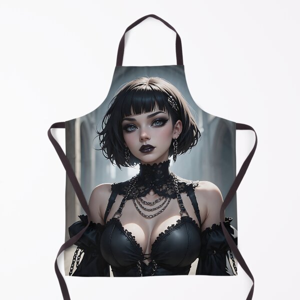 Item preview, Hot Woman Halloween Anime Goth Girl Waifu 414 designed and sold by Your New Fixation.