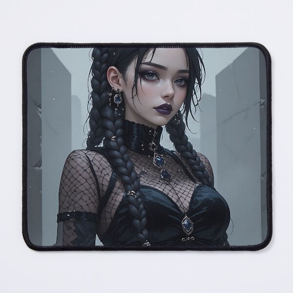 Item preview, Hot Woman Halloween Anime Goth Girl Waifu 415 designed and sold by Your New Fixation.