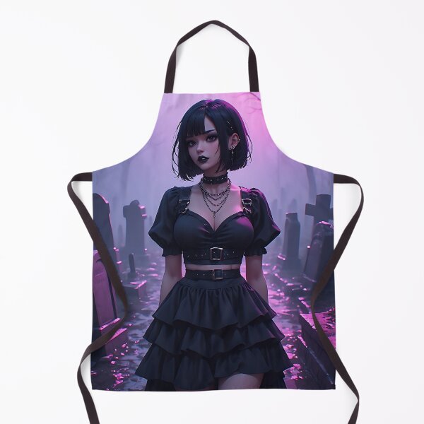 Item preview, Hot Woman Halloween Anime Goth Girl Waifu 416 designed and sold by Your New Fixation.