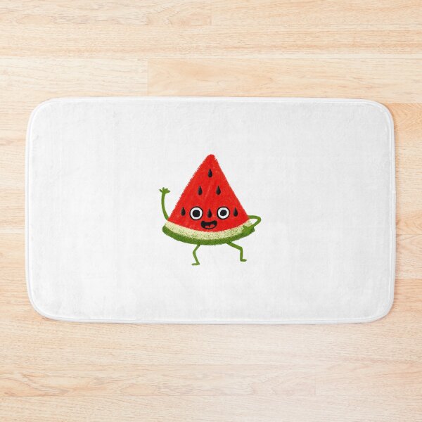 Item preview, Happy Watermelon Cute Kawaii Red Melon Slice Art designed and sold by HausOfGrooves.