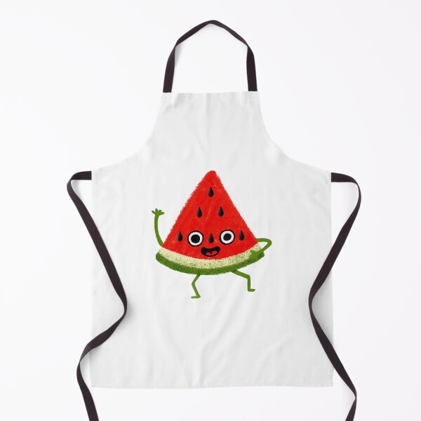 Item preview, Happy Watermelon Cute Kawaii Red Melon Slice Art designed and sold by HausOfGrooves.